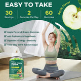 Femmetra Super Greens Gummies showing nutritional information