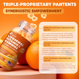 Femmetra Vitamin C Gummies showing sandwich design
