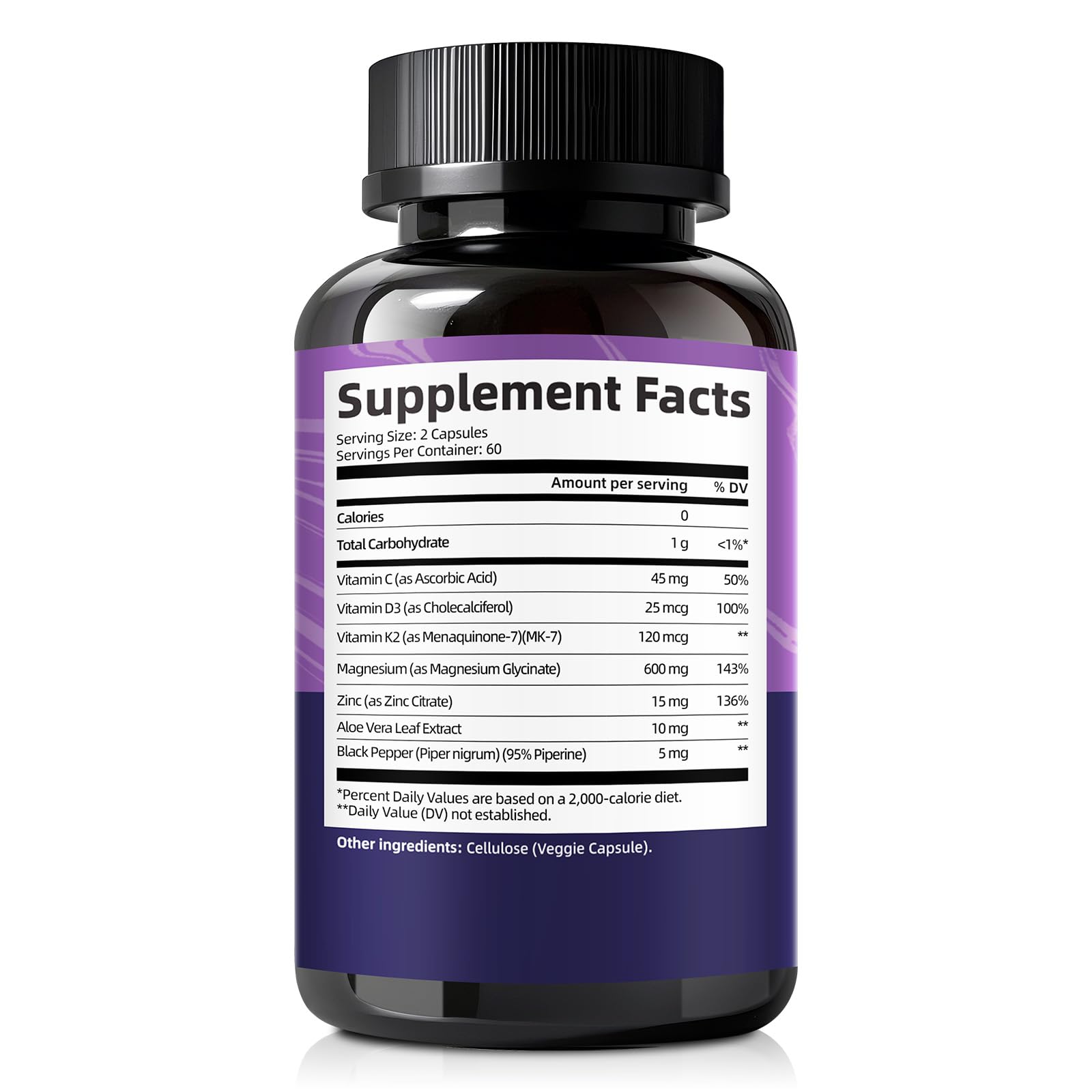 Femmetra Vitamin D3 & K2 capsules in a hand