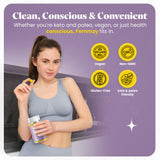 FEMMZY Probiotic Gummies with fruits