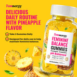 Femnergy Feminine Balance Gummies gummies in a bowl