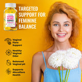 Femnergy Feminine Balance Gummies ingredients list on packaging