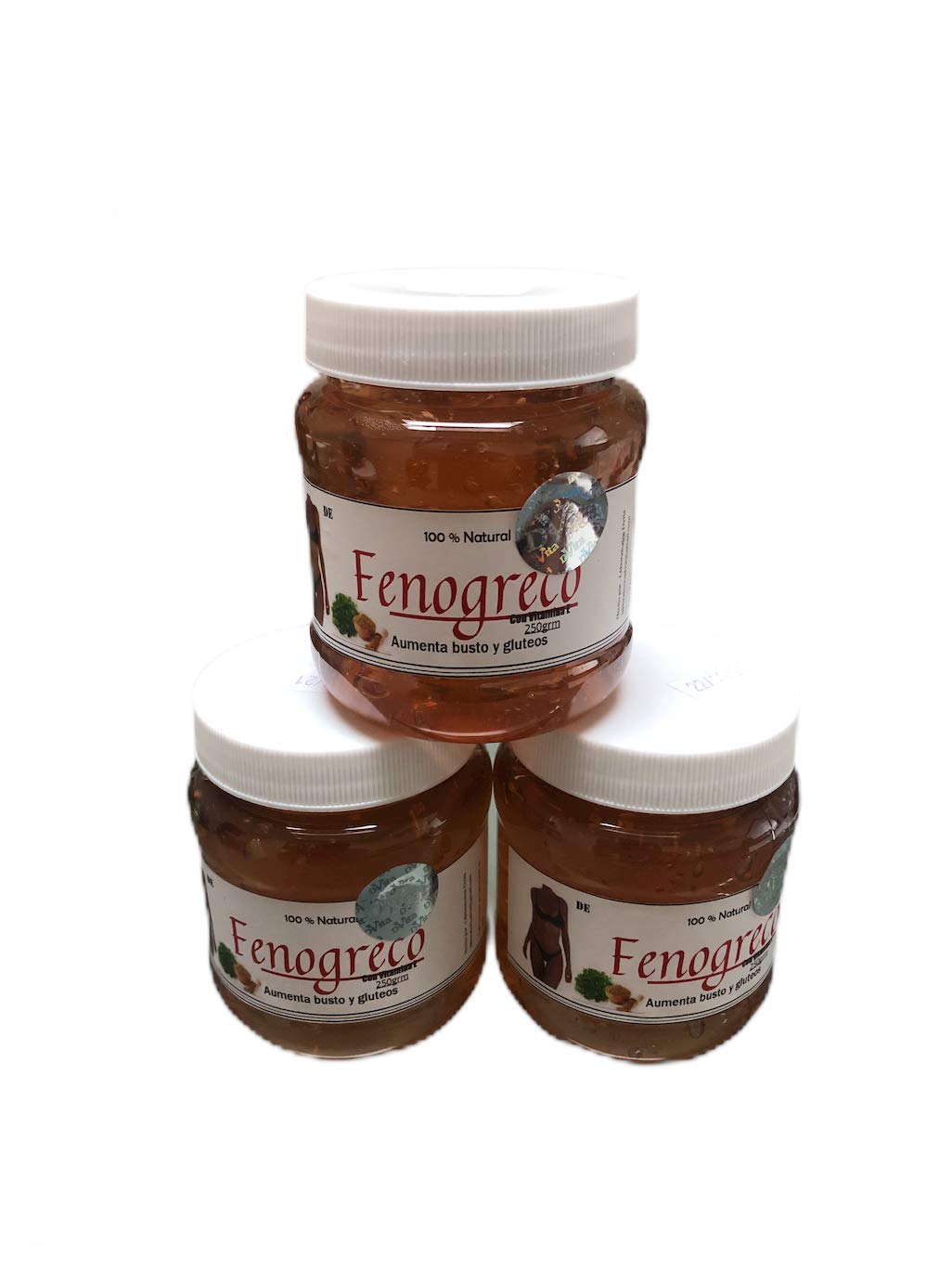 Fenogreco Gel showing the texture and consistency