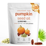 Fenolutra Pumpkin Seed Oil and Saw Palmetto Supplement 150 Softgels front view