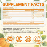 Fenolutra Pumpkin Seed Oil softgels on a wooden surface