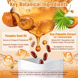Fenolutra Pumpkin Seed Oil supplement showing serving size
