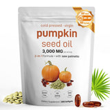 Fenolutra Pumpkin Seed Oil with Saw Palmetto softgels front view