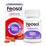 Feosol Complete Iron Supplement 28mg front view