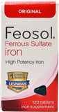 Feosol Iron Supplement 120 Tablets in packaging front view