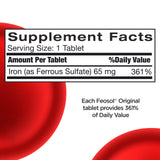 Feosol Original Iron Supplement with a measuring spoon