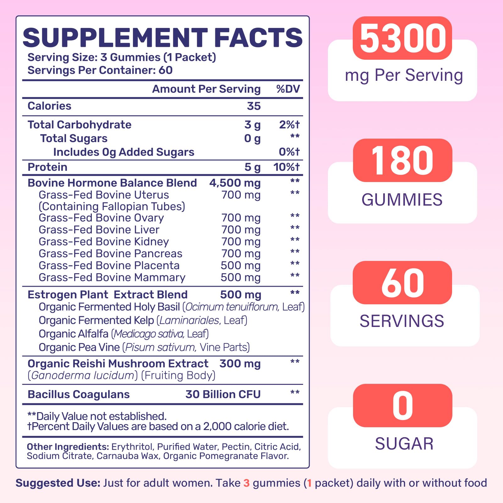Fepoukak Beef Organ Supplement for Women gummy in a daily supplement routine
