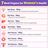 Fepoukak Beef Organ Supplement for Women gummy nutritional information