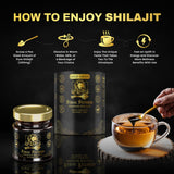 Feral Fitness Shilajit displayed with herbal supplements