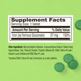 Fergon High Potency Iron Supplement 132g on a wooden table
