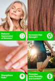 Fernes Collagen Peptides Powder mixed in a smoothie
