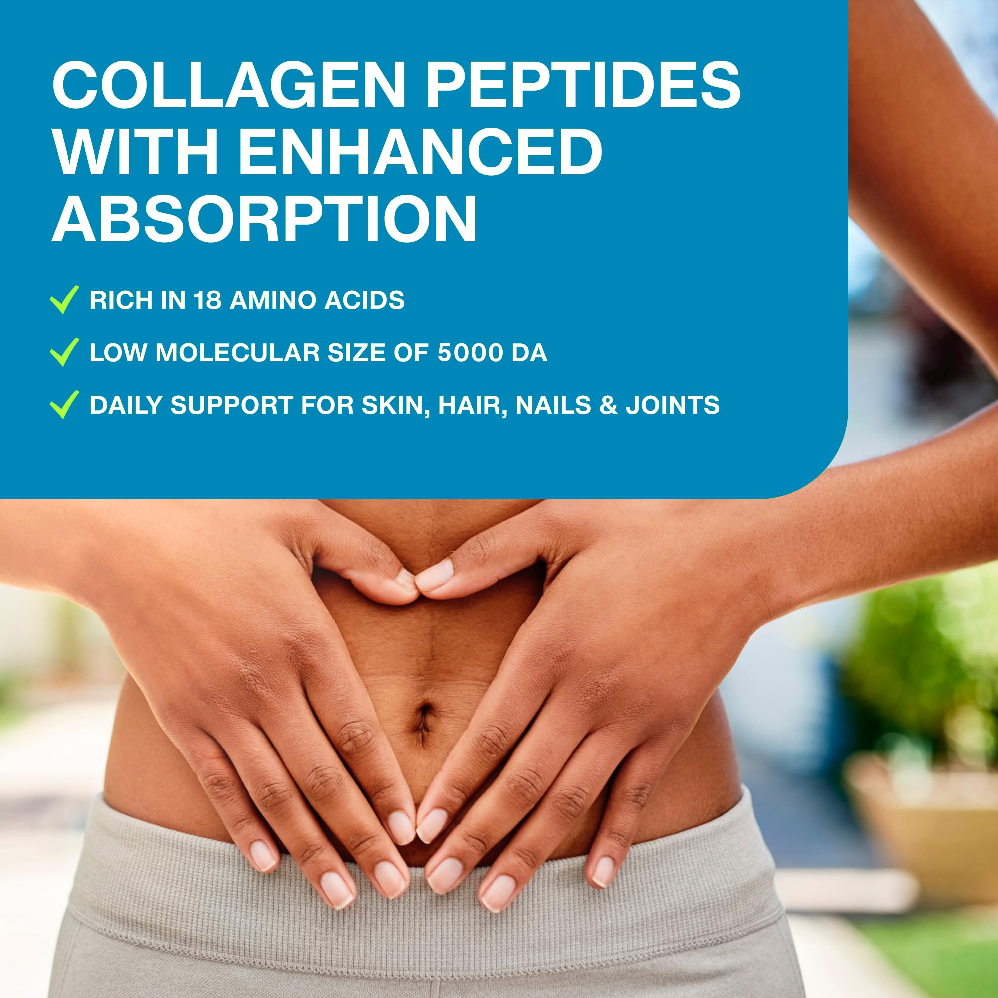 Fernes Marine Collagen Peptides Powder on a kitchen counter