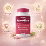 FERRAGLOW Daily Iron Supplement side view with label