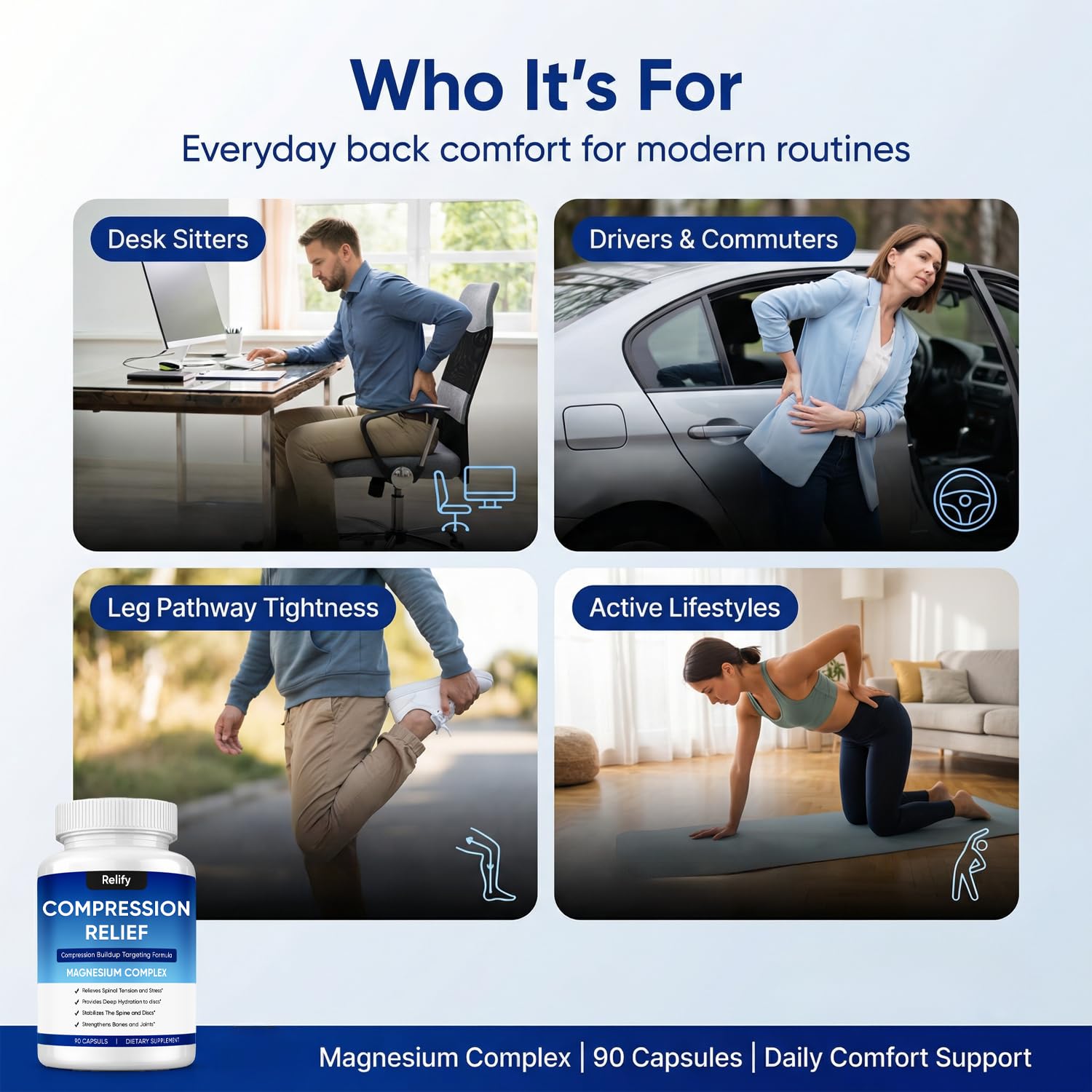 FERRAGLOW Mentara Compression Relief magnesium supplement ingredients list
