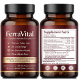 FerraVital Iron Supplement bottle with label