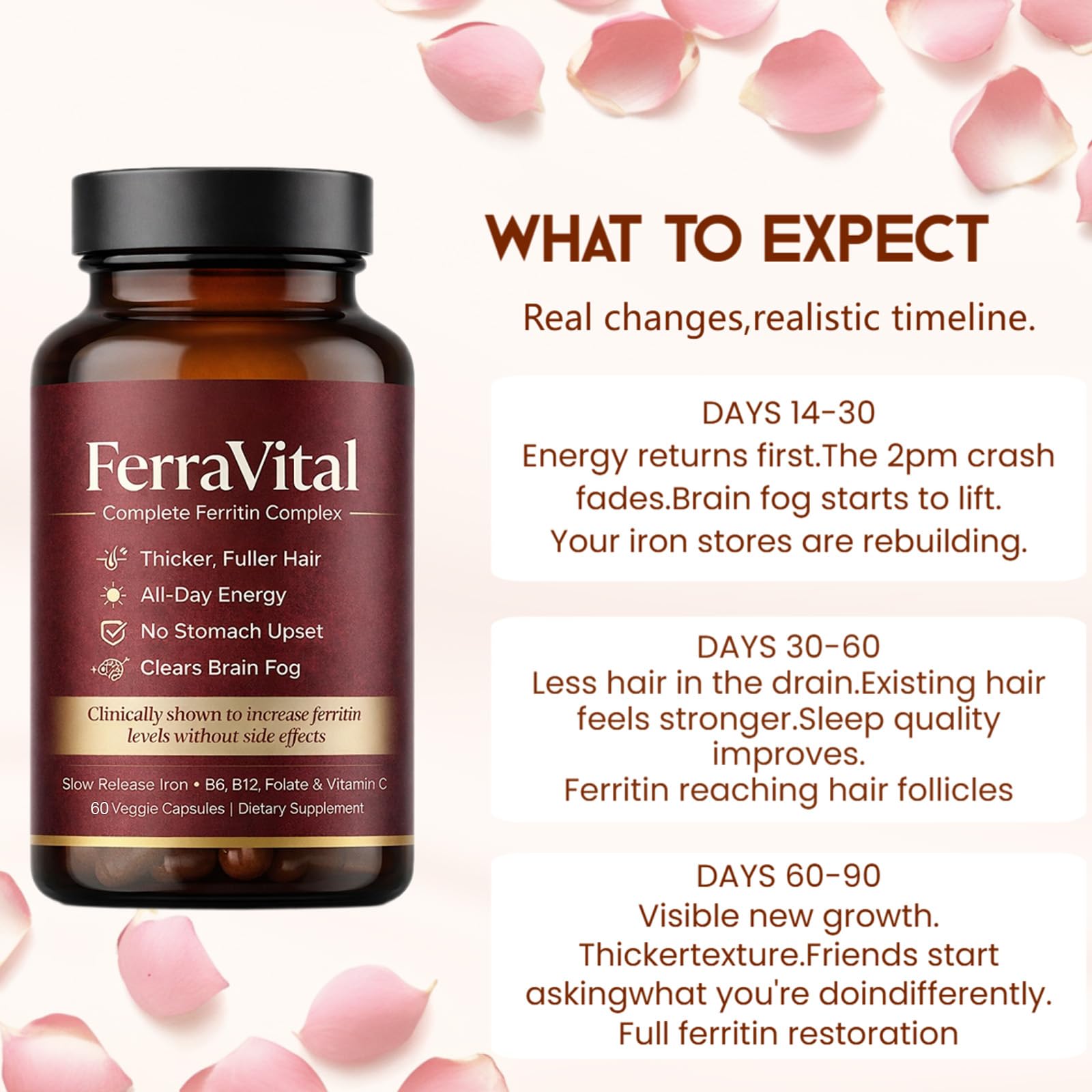 FerraVital Iron Supplement with probiotics