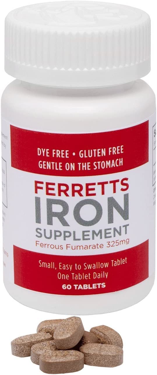 Ferretts Iron Supplement 325 mg tablet close-up