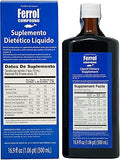 Ferrol Liquid Dietary Supplement 16.9 fl oz label close-up