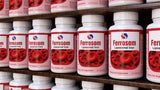 Ferrosom Iron Supplement Capsules bottle with label