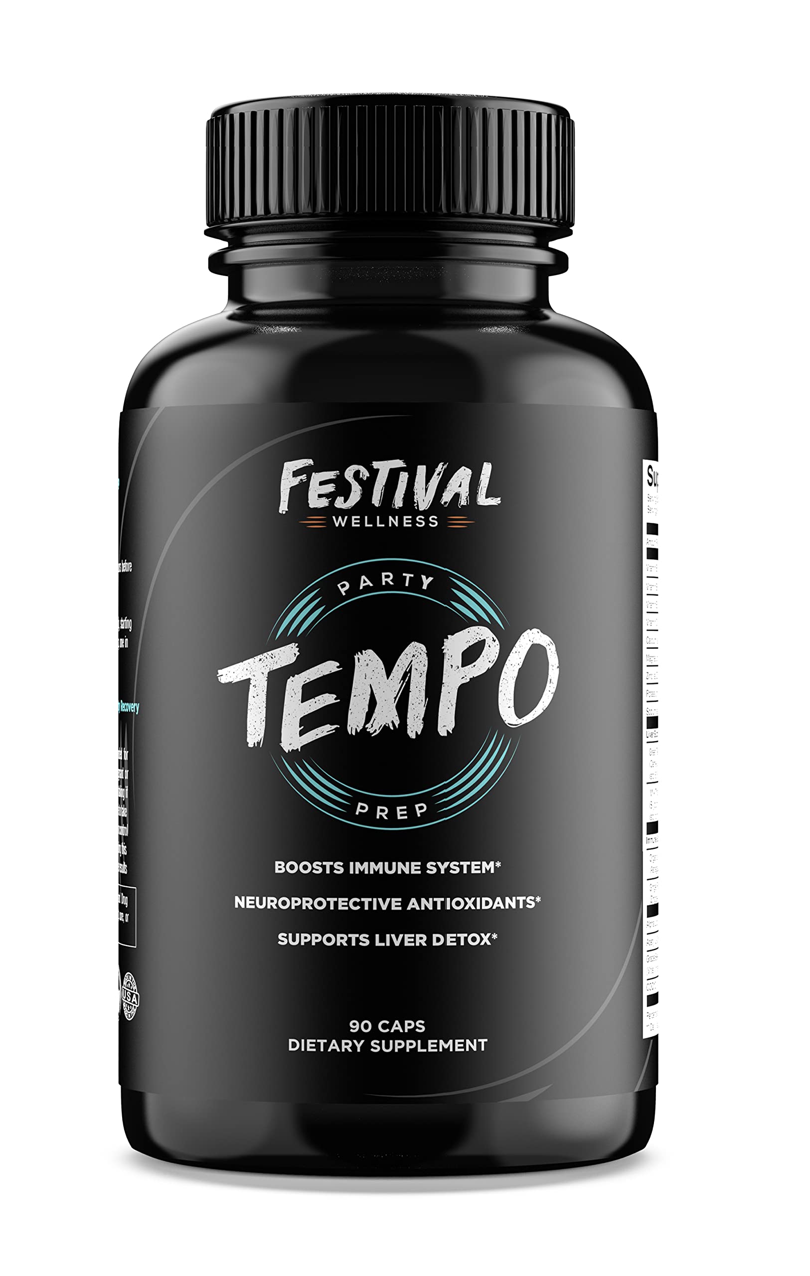 Festival Wellness Tempo Festival Prep Supplement front view