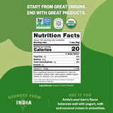 FGO Organic Amla Powder 32oz bag with scoop