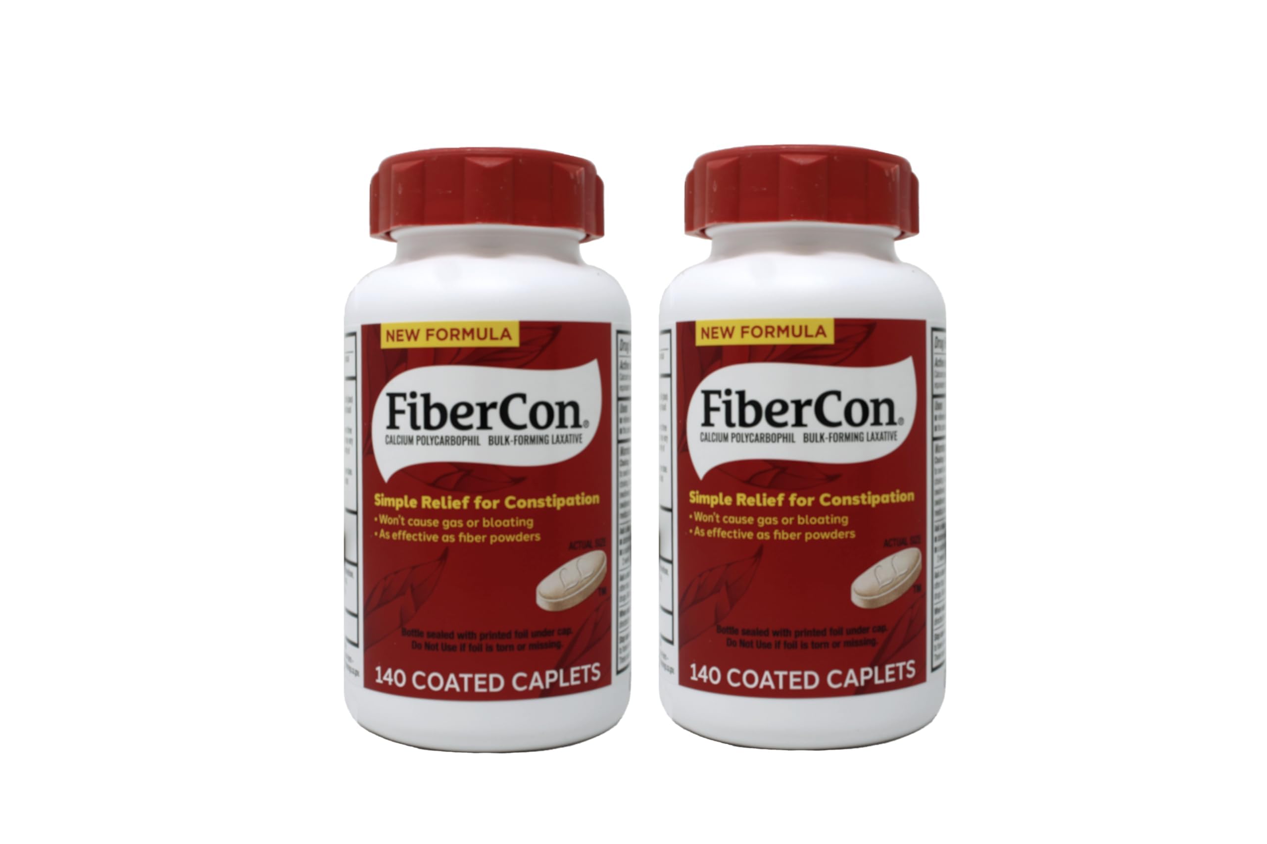 Fibercon Dietary Fibre Caplets 625mg front view