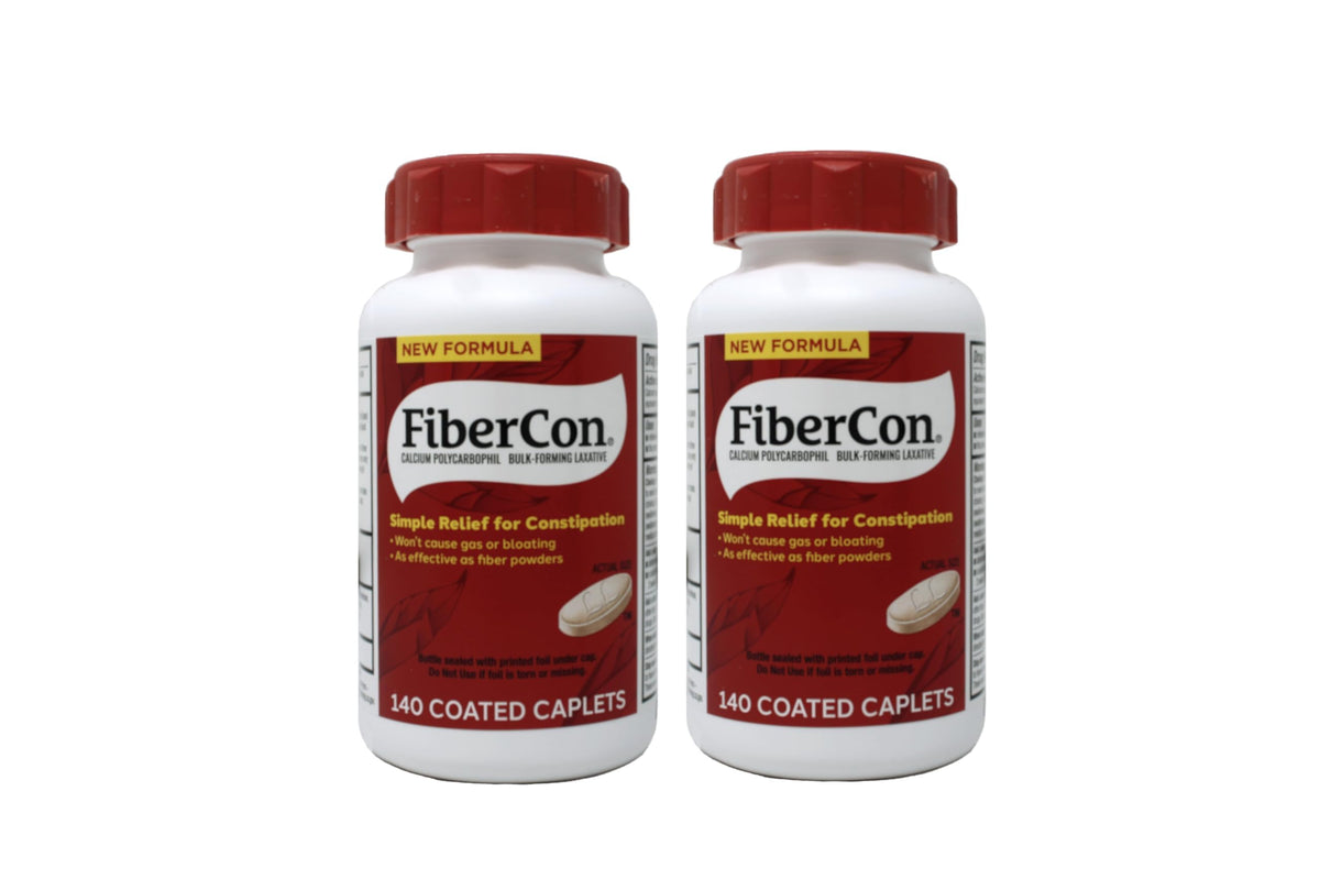 Fibercon Dietary Fibre Caplets 625mg front view