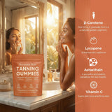 Fibosara Savanna Skin Tanning Gummies watermelon flavour