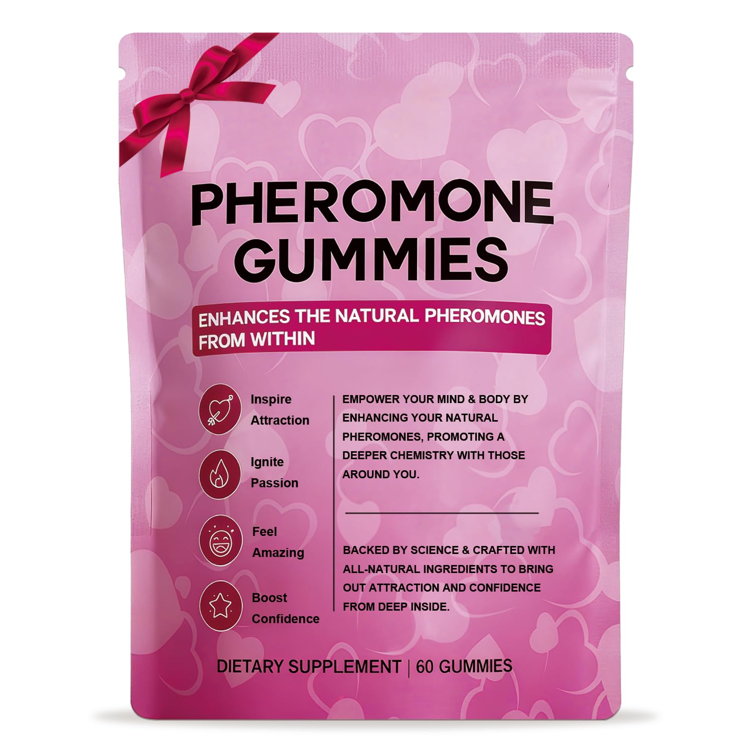 Ficpoud Pheromone Gummies for Women bottle front view