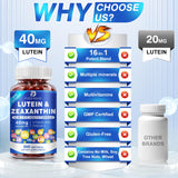 FIDERNIC Lutein Softgels back view with ingredient list