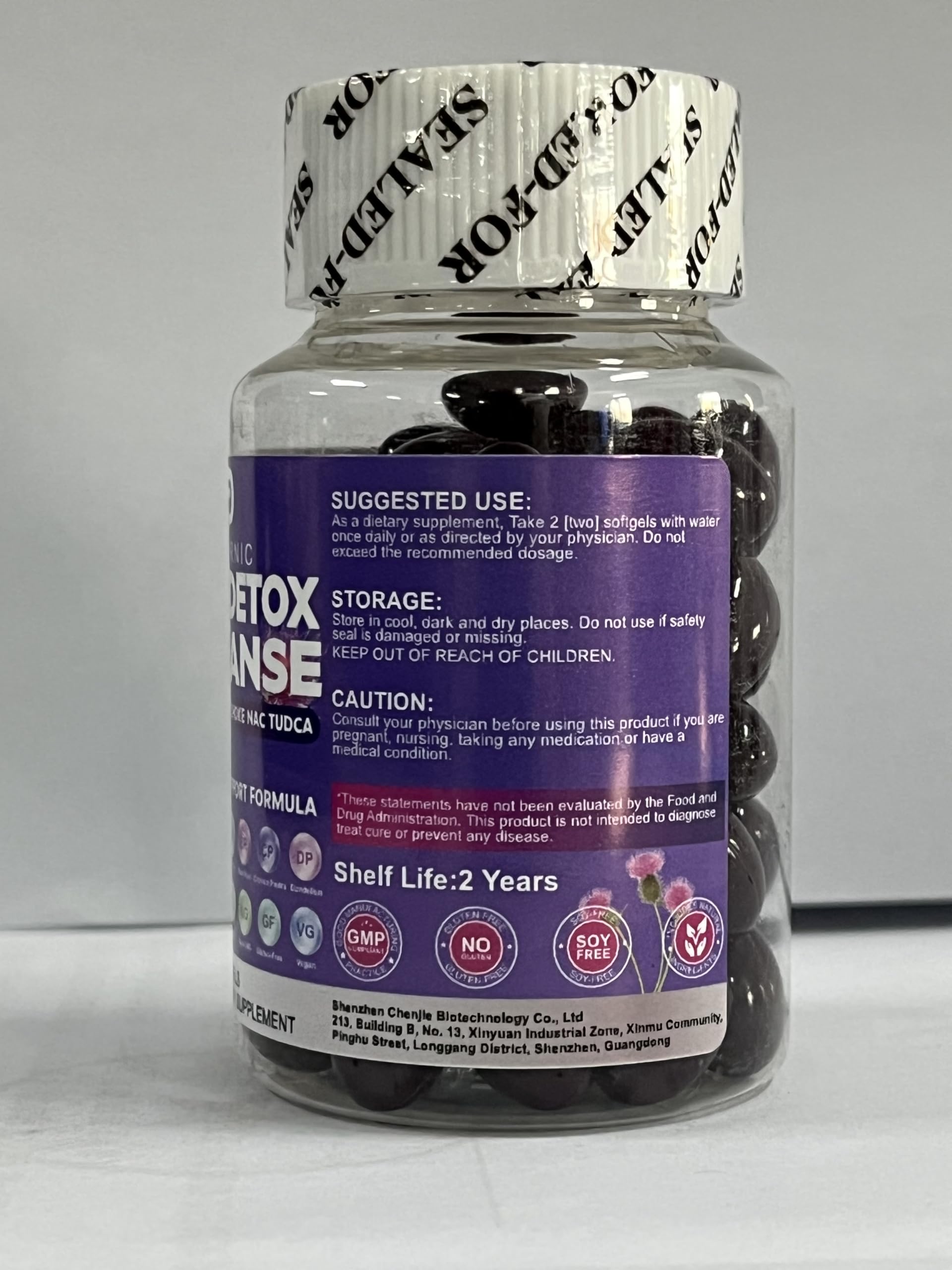 FIDERNIC Milk Thistle Supplement on a wooden table