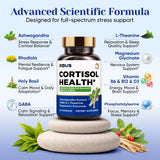 Fidus Cortisol Supplement capsules on a table