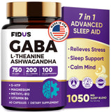 Fidus GABA Supplements 1050mg Blend front view of packaging
