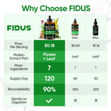 Fidus Mullein Flower & Leaf Extract 290g side view