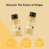 Fighter Shots Ginger Shots lifestyle scene with fresh ginger