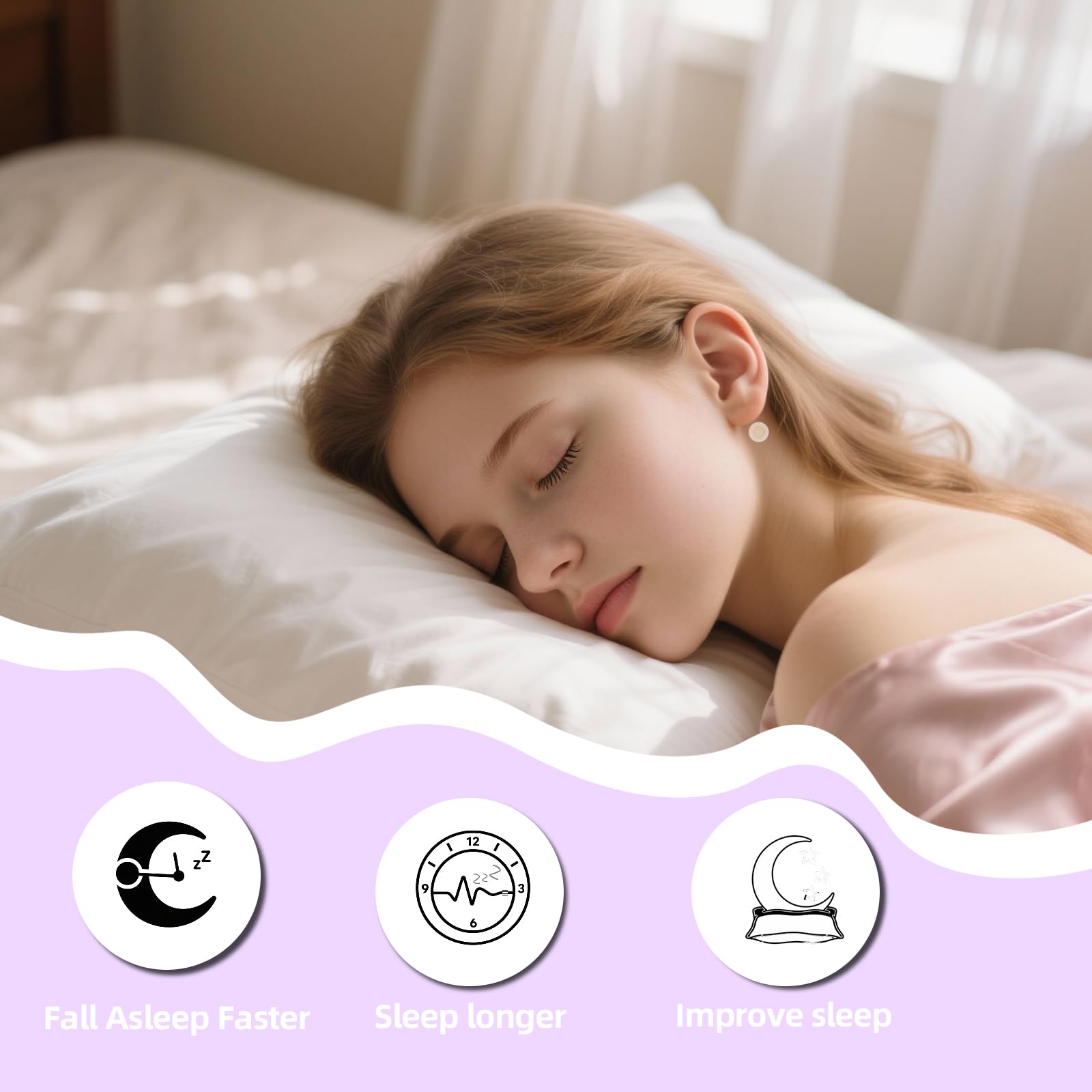 FIMIFUL Sleep Patches back view with ingredient details
