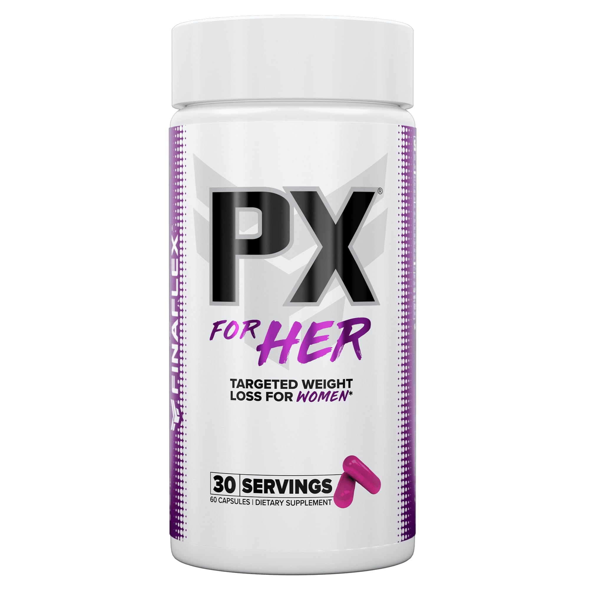 FINAFLEX PX for HER Fat Burner Supplement front view