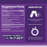 FINAFLEX PX for HER Fat Burner Supplement side view