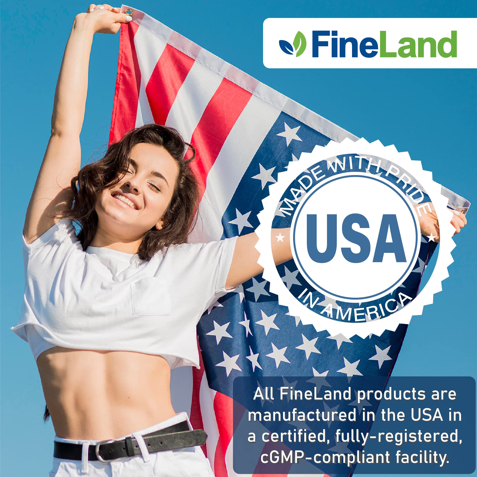 FineLand Amla Extract 20:1 bottle with measuring spoon