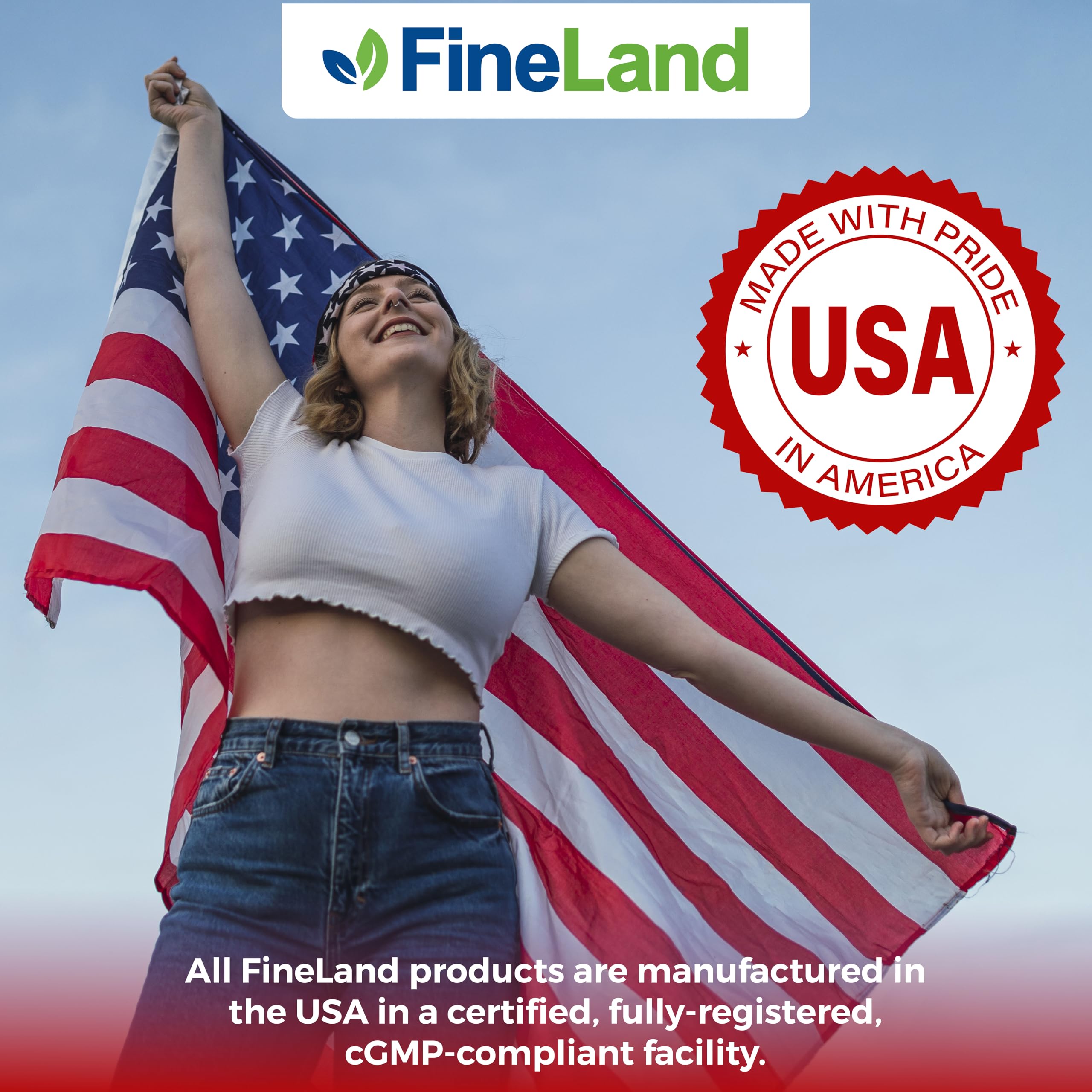 FineLand Cranberry Extract Capsules lifestyle shot with fruits