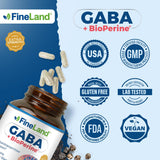 FineLand Daily Calm Vegan Supplement packaging on a table