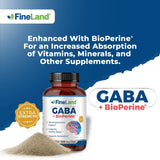 FineLand Daily Calm Vegan Supplement side view