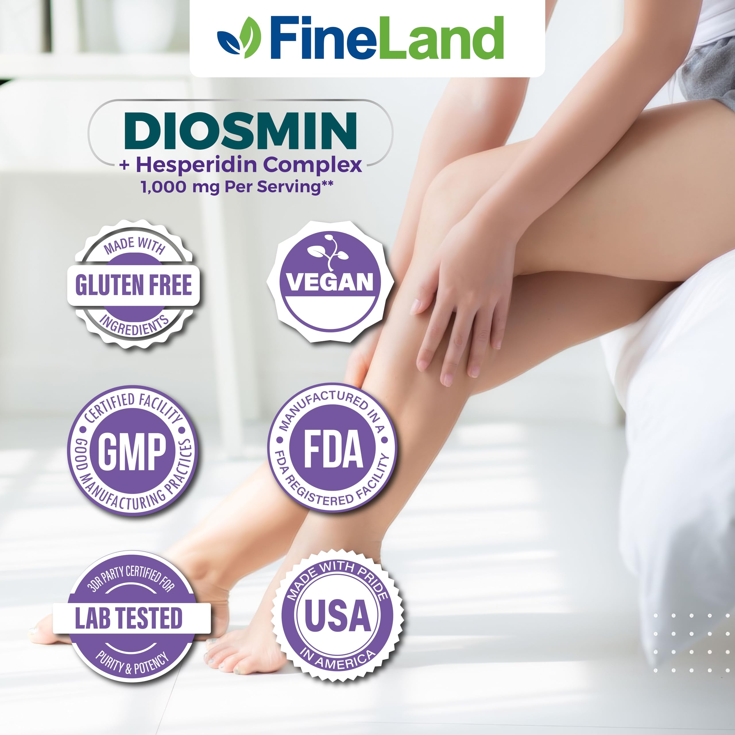 FineLand Diosmin & Hesperidin ingredients list