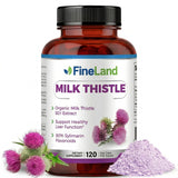 FineLand Milk Thistle Capsules front view with packaging