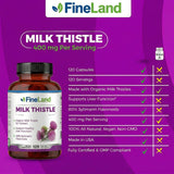 FineLand Milk Thistle Capsules in a lifestyle setting