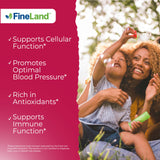 FineLand Pomegranate Extract bottle side view